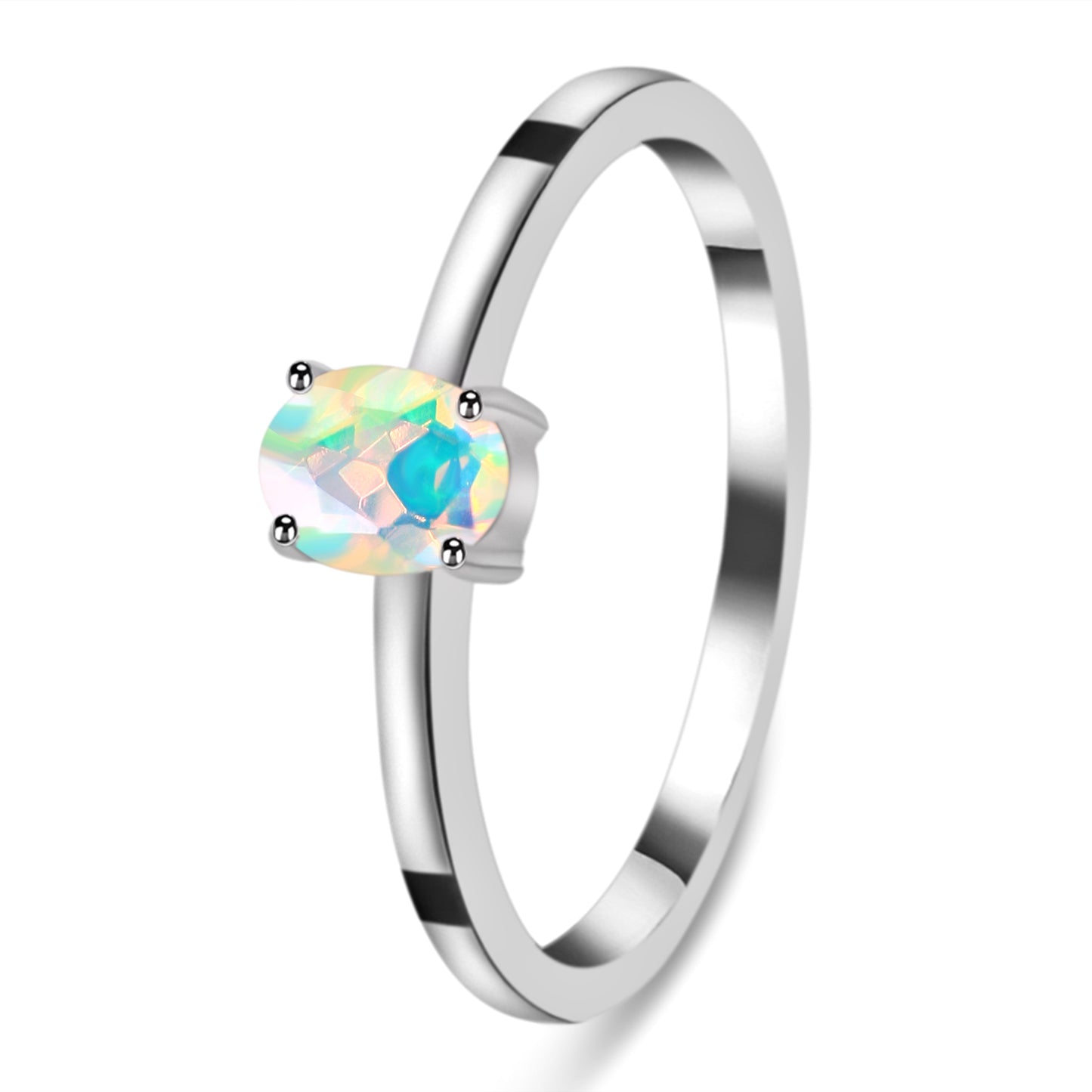 Sterling Silver Ring Opal IGR-2508 Size 8