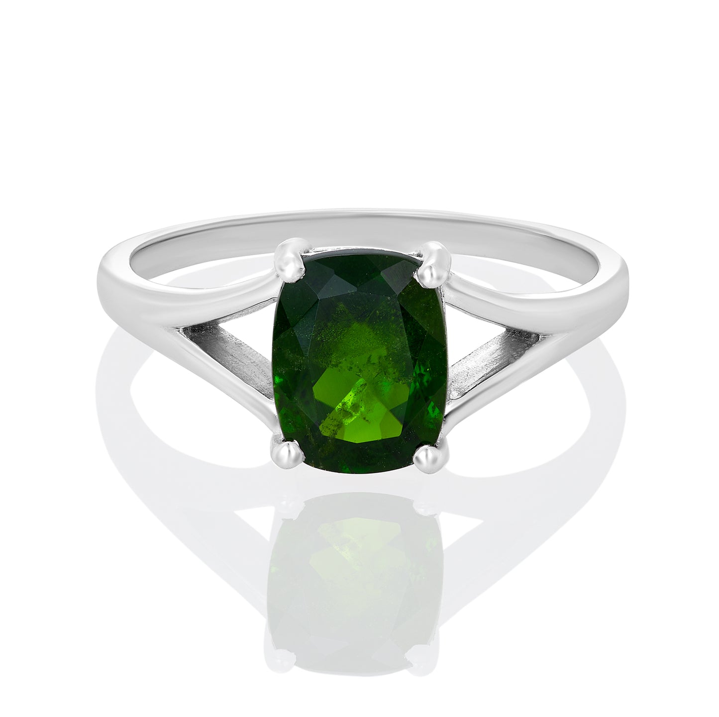 Sterling Silver Ring Chrome Diopside IGR-2651 Size 10