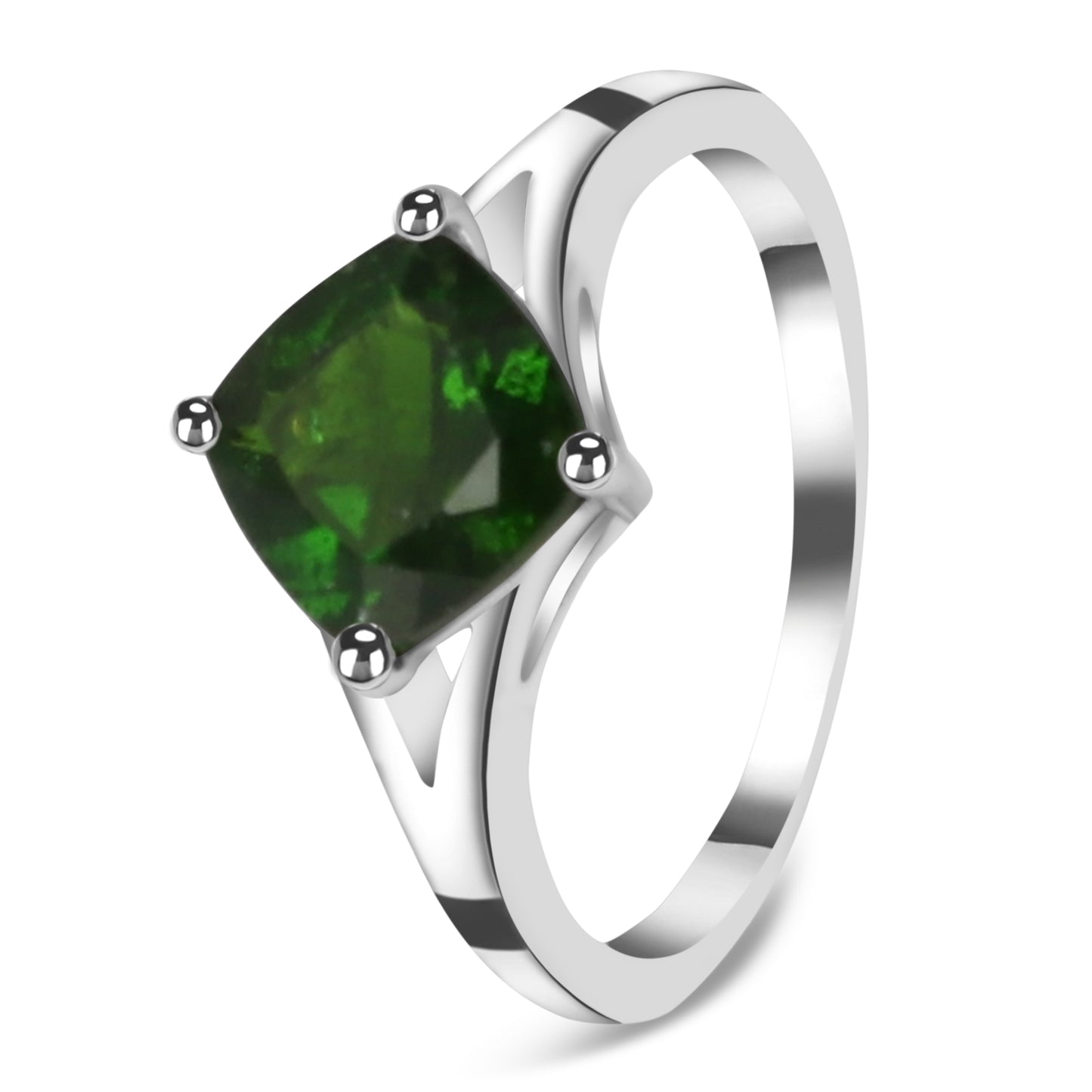 Sterling Silver Ring Chrome Diopside IGR-2735 Size 6