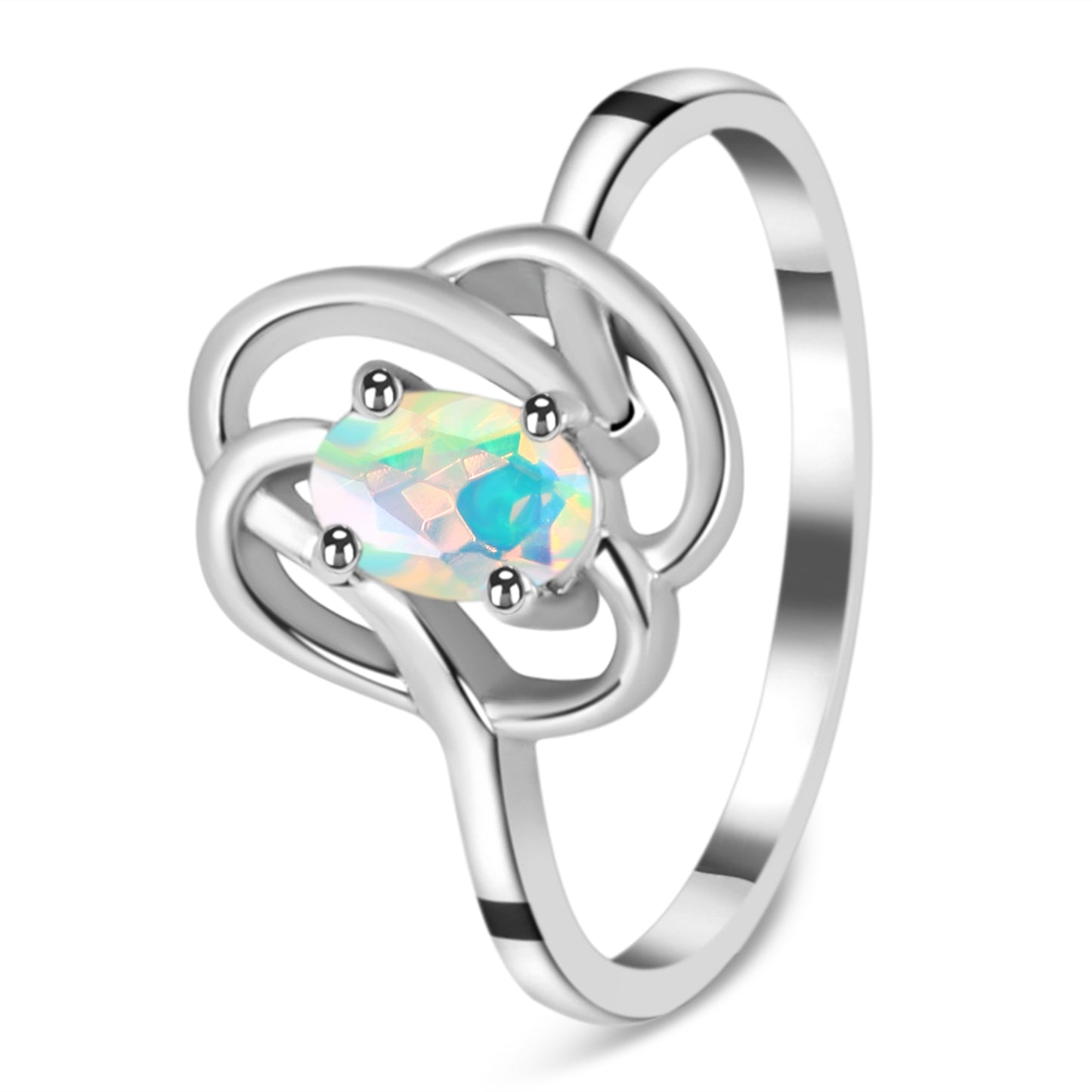Sterling Silver Ring Opal IGR-2602 Size 7