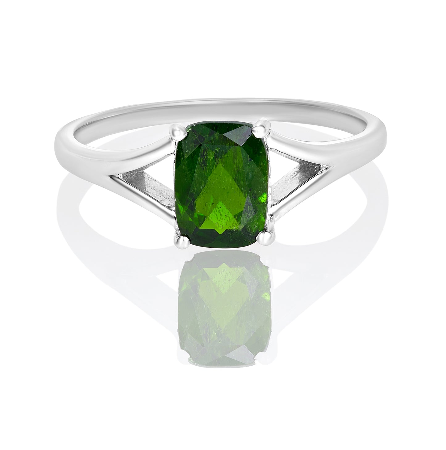 Sterling Silver Ring Chrome Diopside IGR-2652 Size 8
