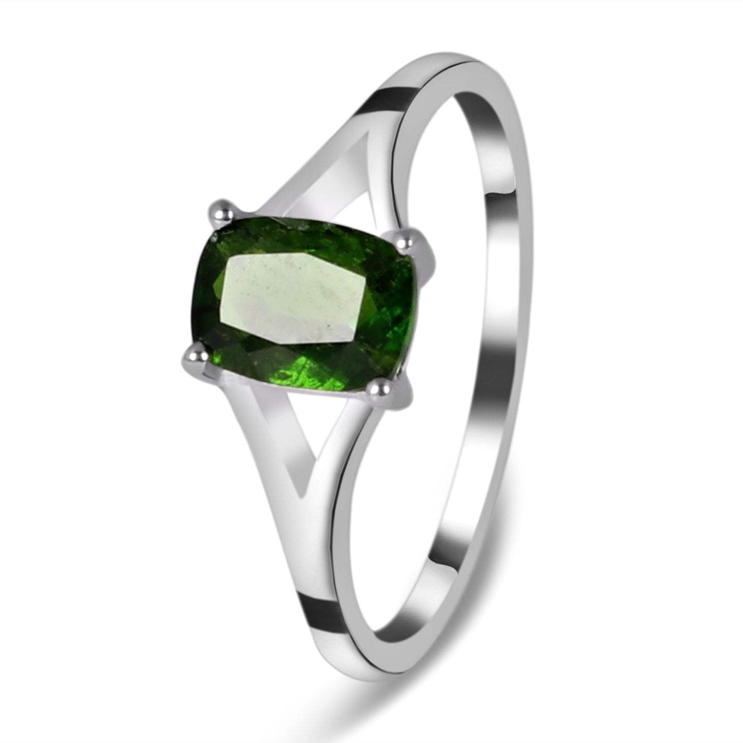 Sterling Silver Ring Chrome Diopside IGR-2652 Size 8