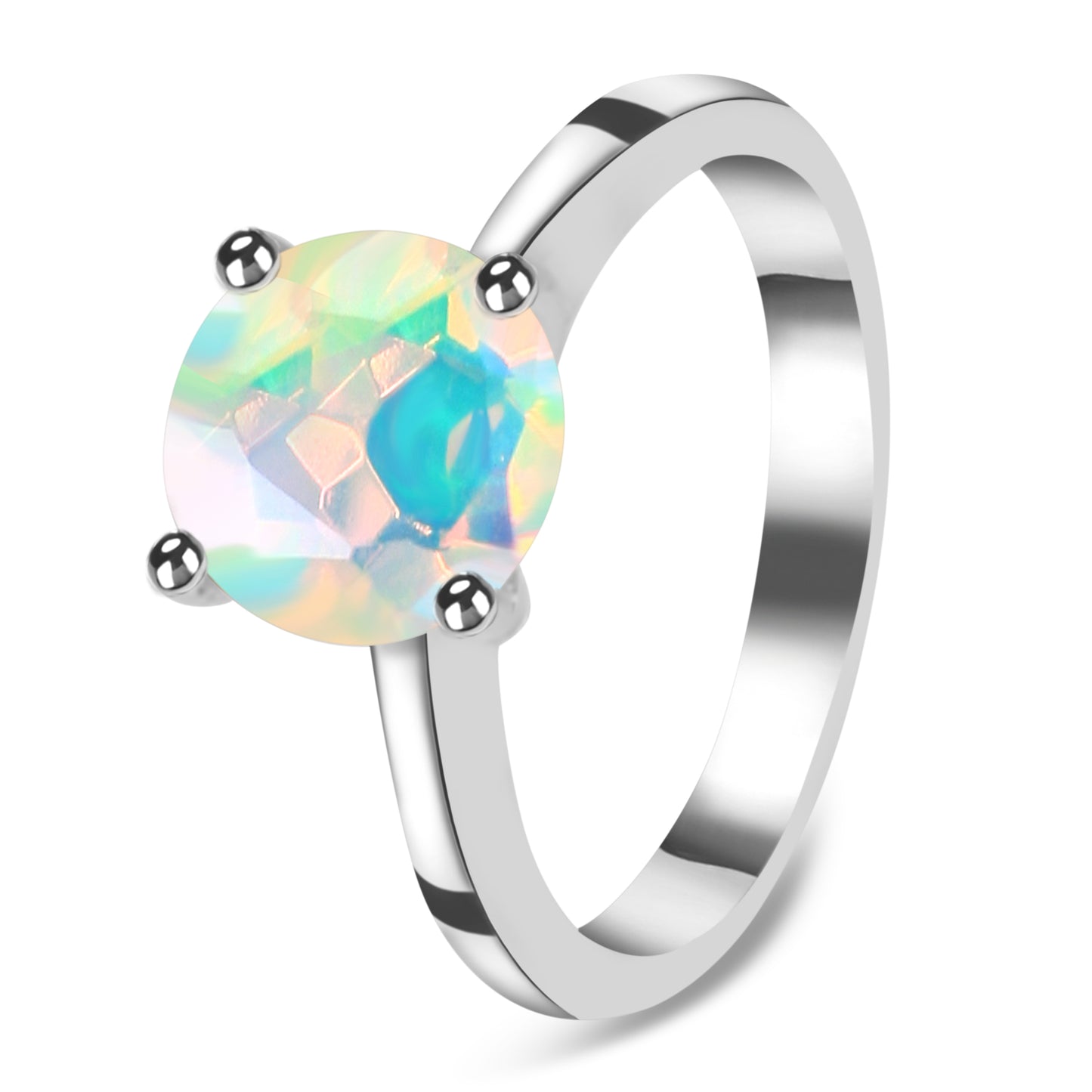 Sterling Silver Ring Opal IGR-2758 Size 8
