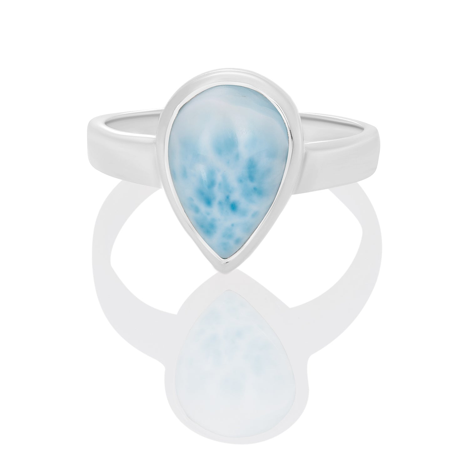 Sterling Silver Ring Larimar IGR-2366 Size 9