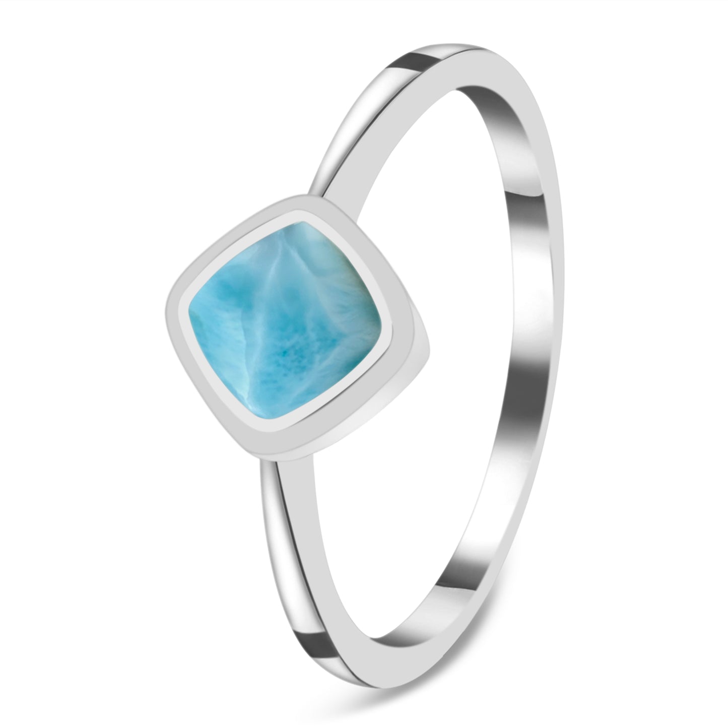 Sterling Silver Ring Larimar IGR-2548 Size 5