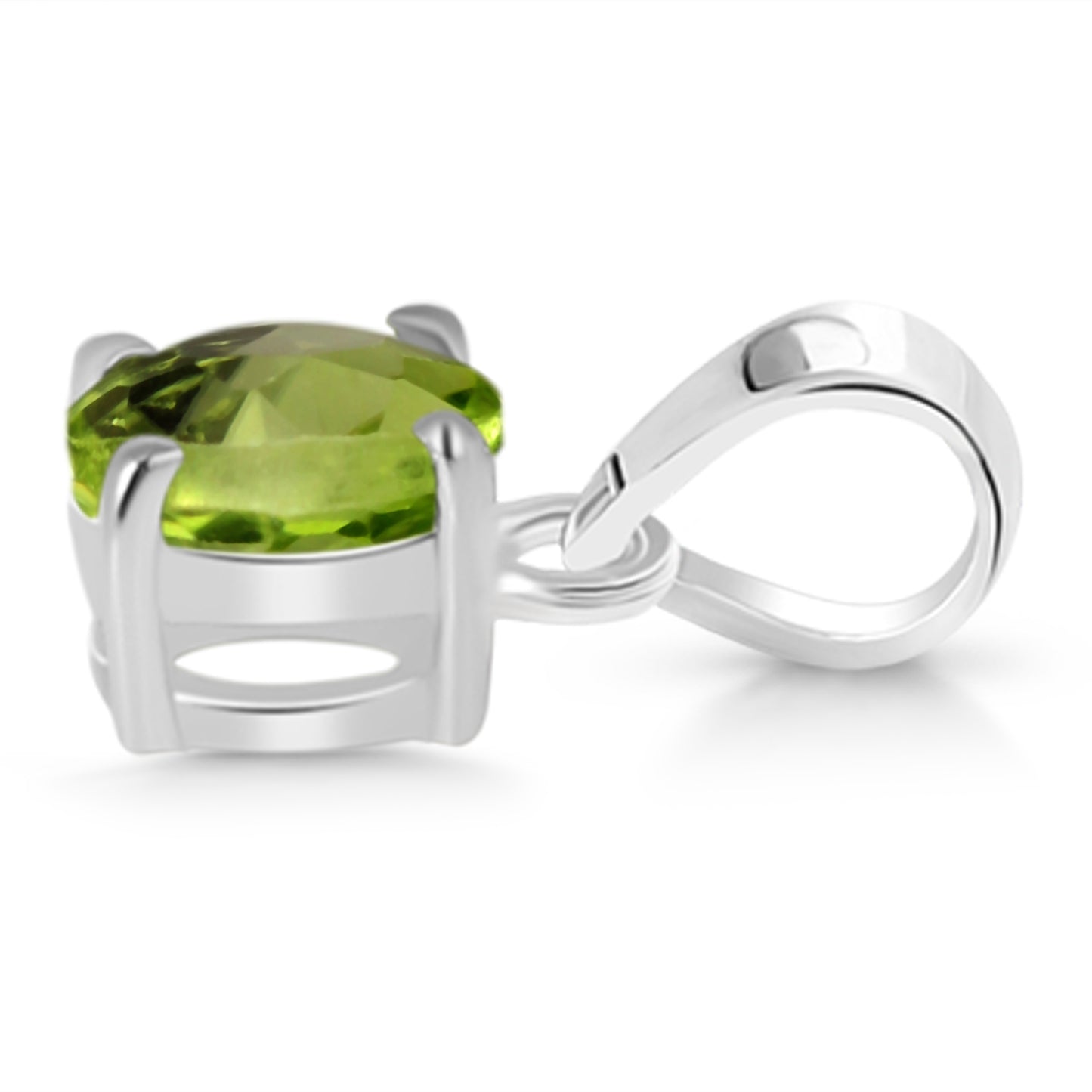 Sterling Silver Pendant Peridot IGP-549