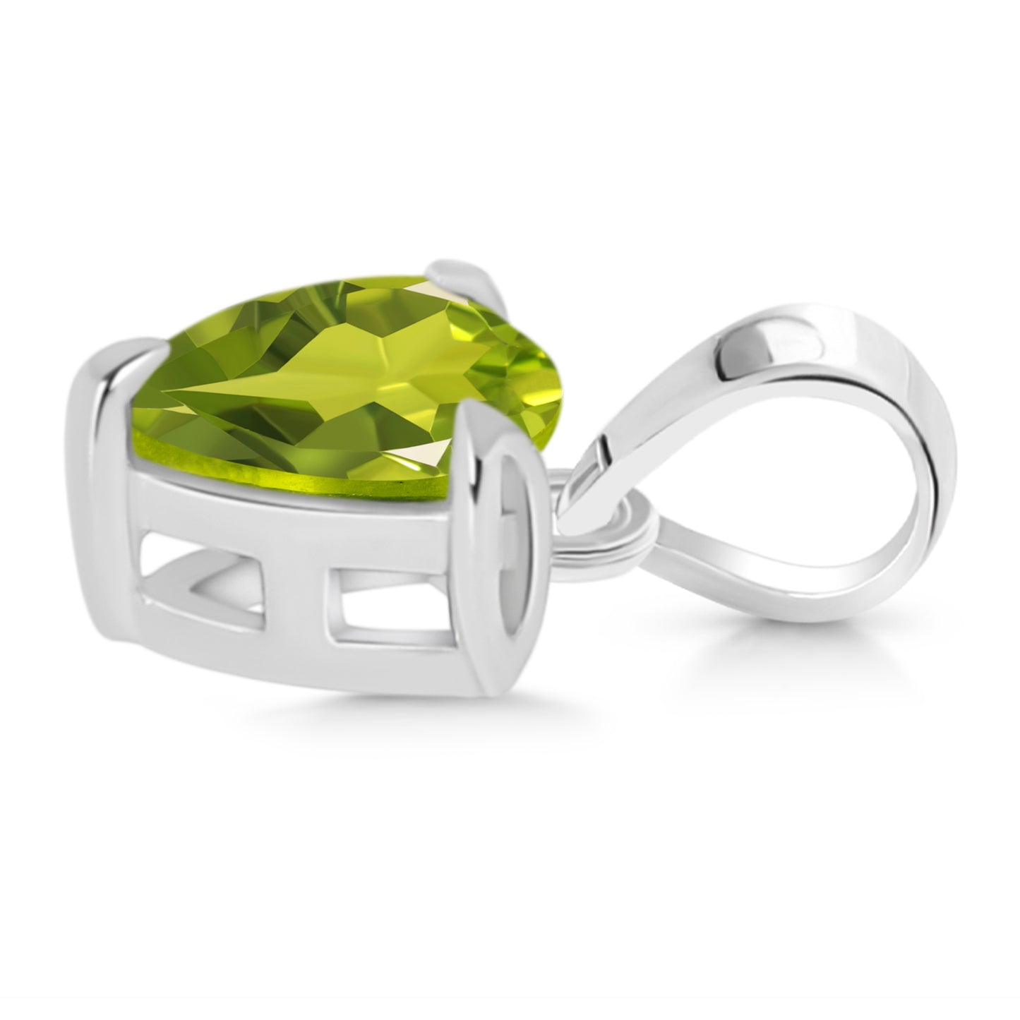 Sterling Silver Pendant Peridot IGP-993