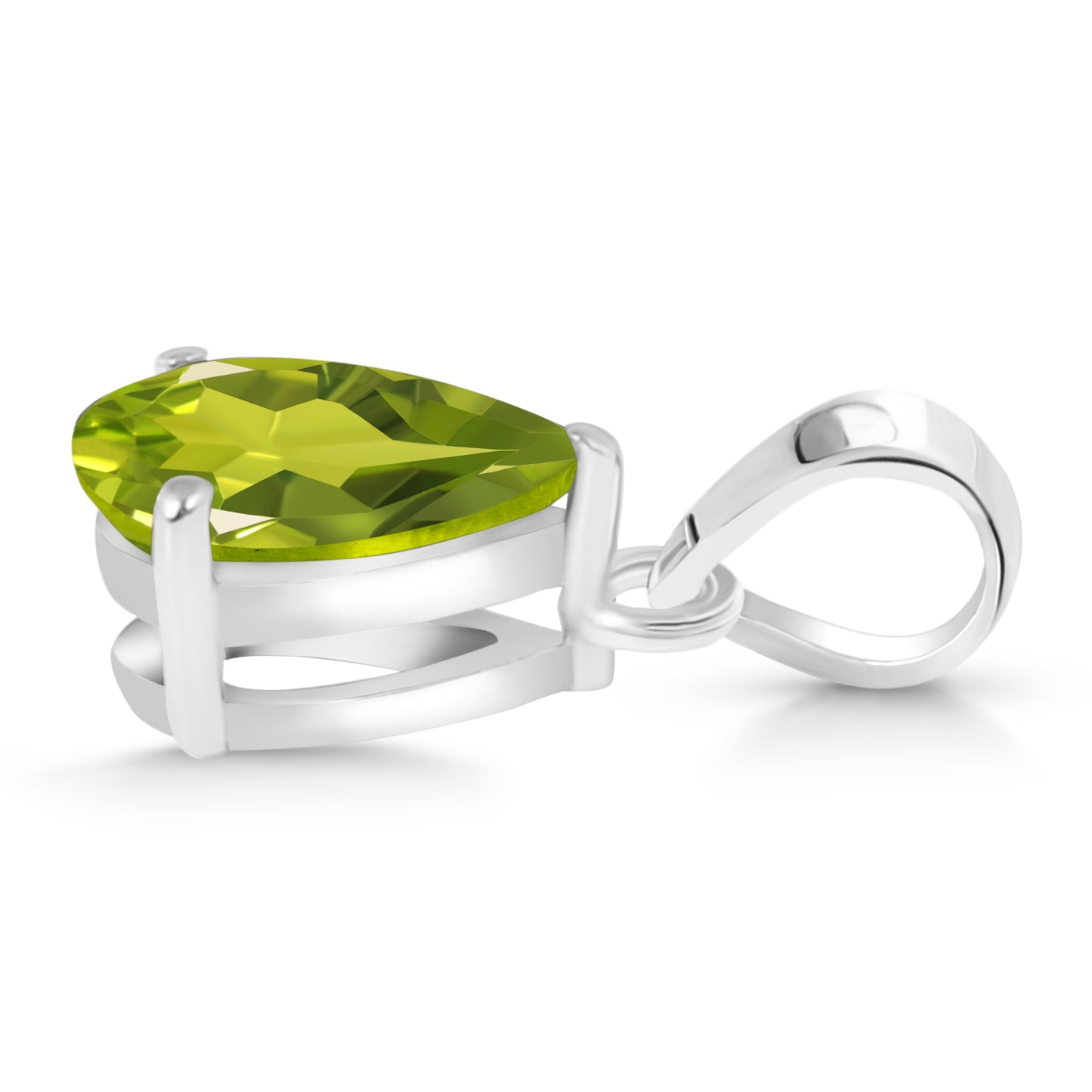 Sterling Silver Pendant Peridot IGP-738