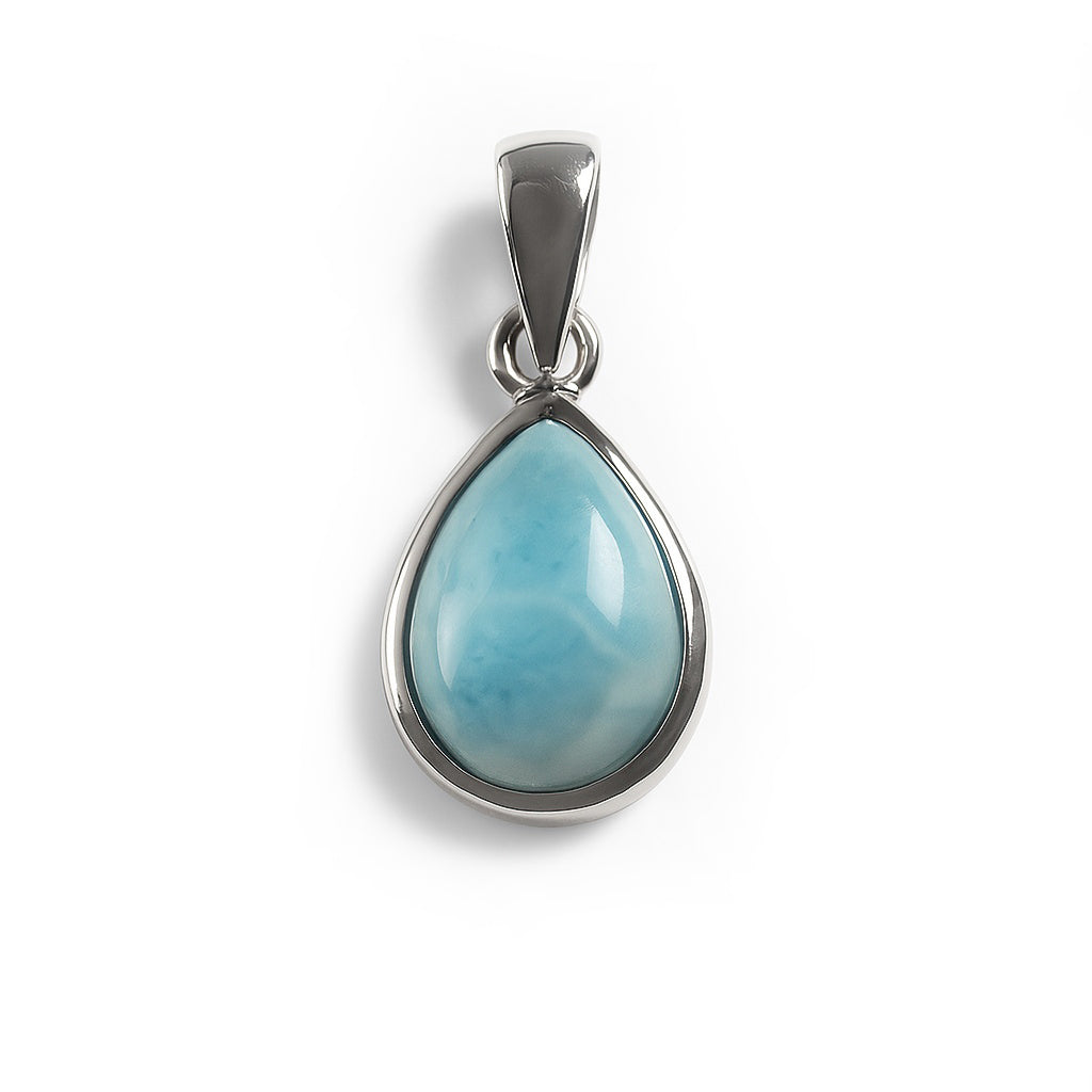 Sterling Silver Pendant Larimar IGP-452