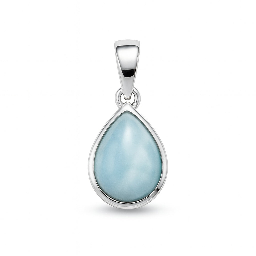 Sterling Silver Pendant Larimar IGP-487