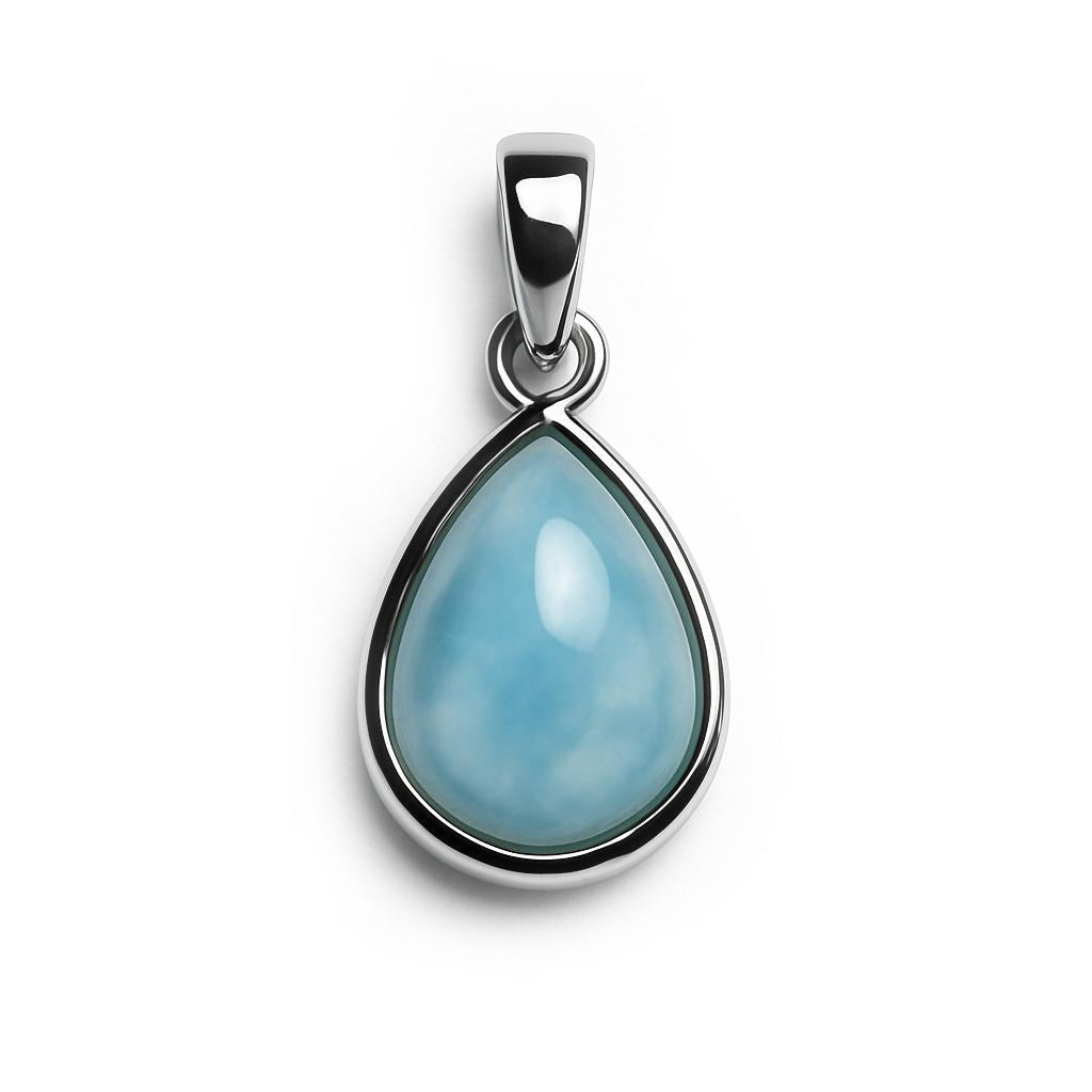 Sterling Silver Pendant Larimar IGP-943
