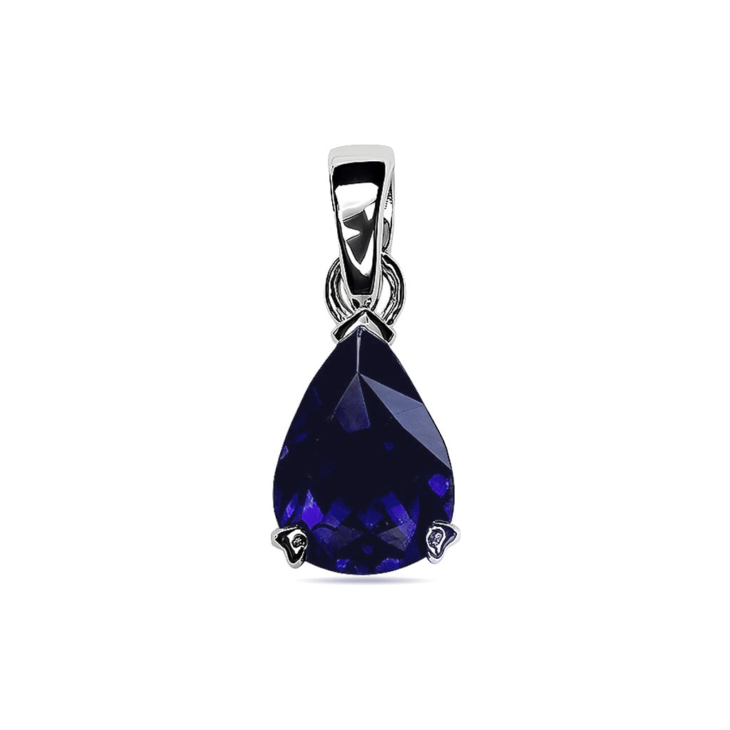 Sterling Silver Pendant Iolite IGP-689