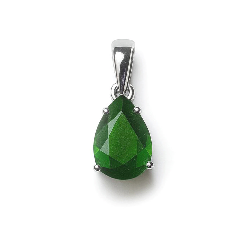 Sterling Silver Pendant Chrome Diopside IGP-841