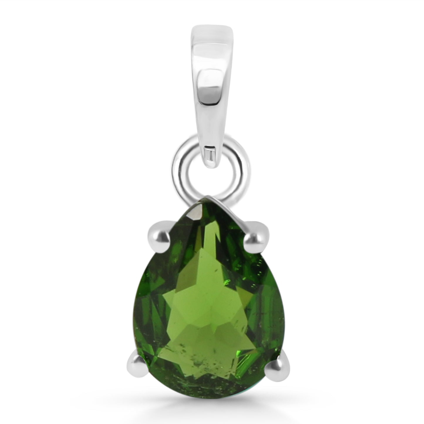 Sterling Silver Pendant Chrome Diopside IGP-759