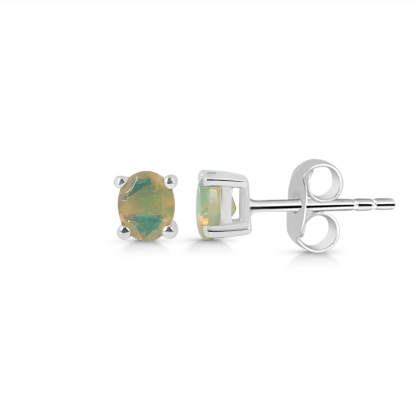 Sterling Silver Earrings Opal IGE-1168