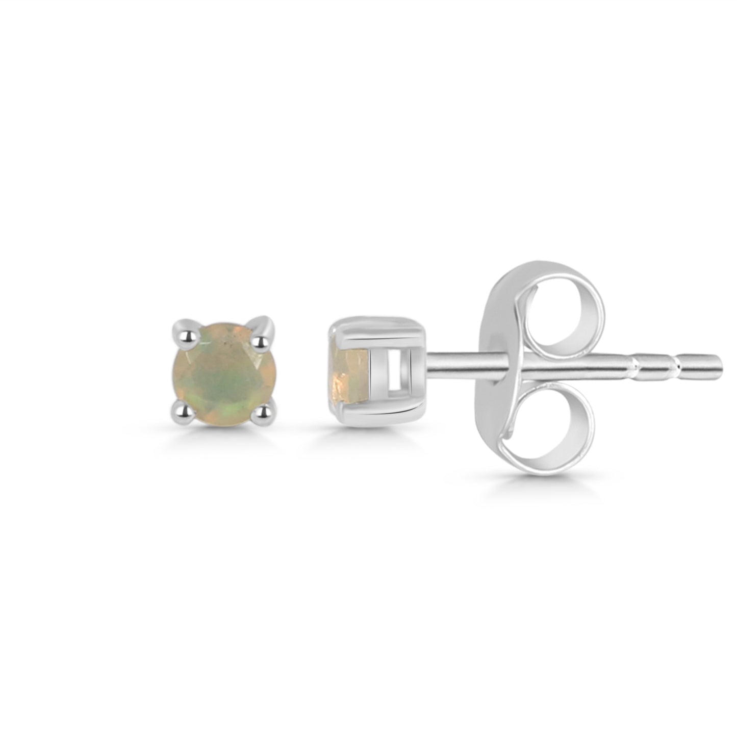 Sterling Silver Earrings Opal IGE-1294