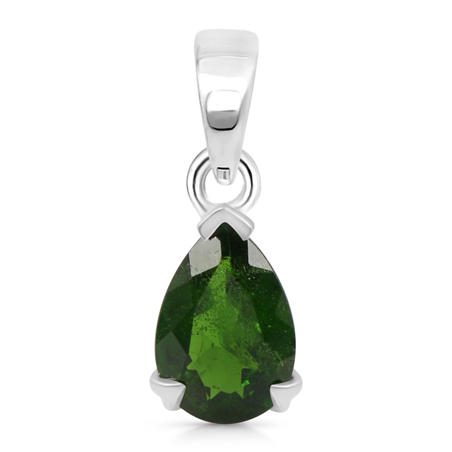 Sterling Silver Pendant Chrome Diopside IGP-689