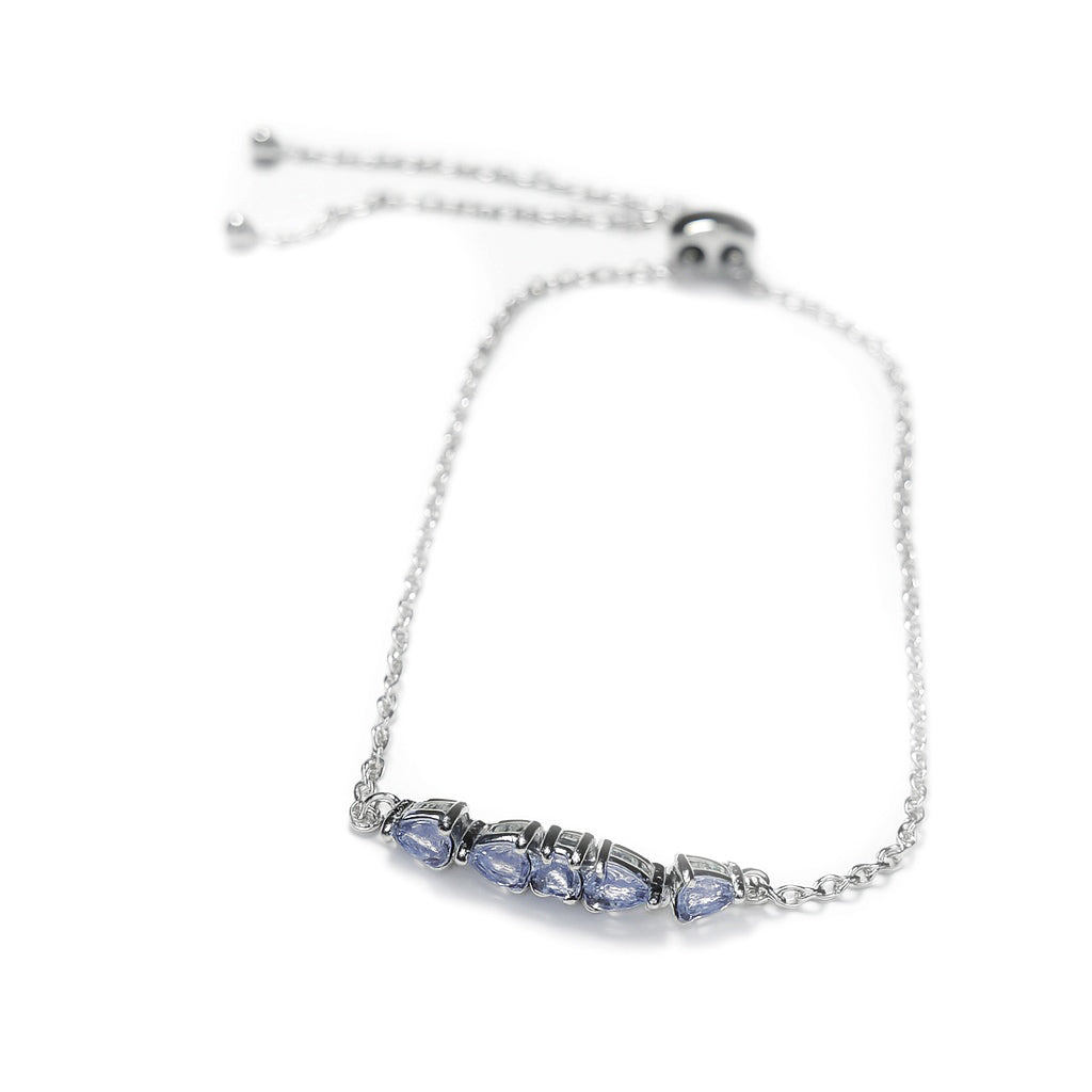 Sterling Silver Bracelet Tanzanite IGB-150