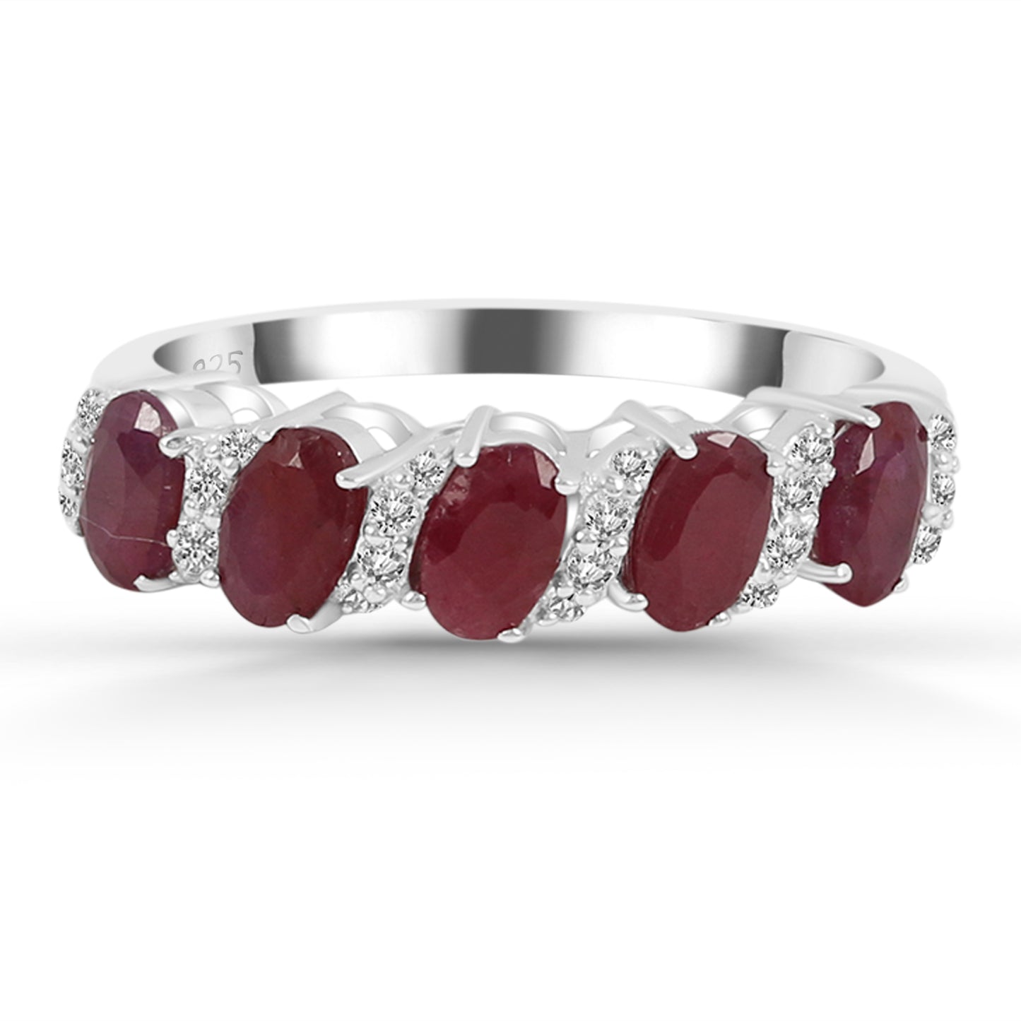 Sterling Silver Ring Ruby IGR-2343 Size 10