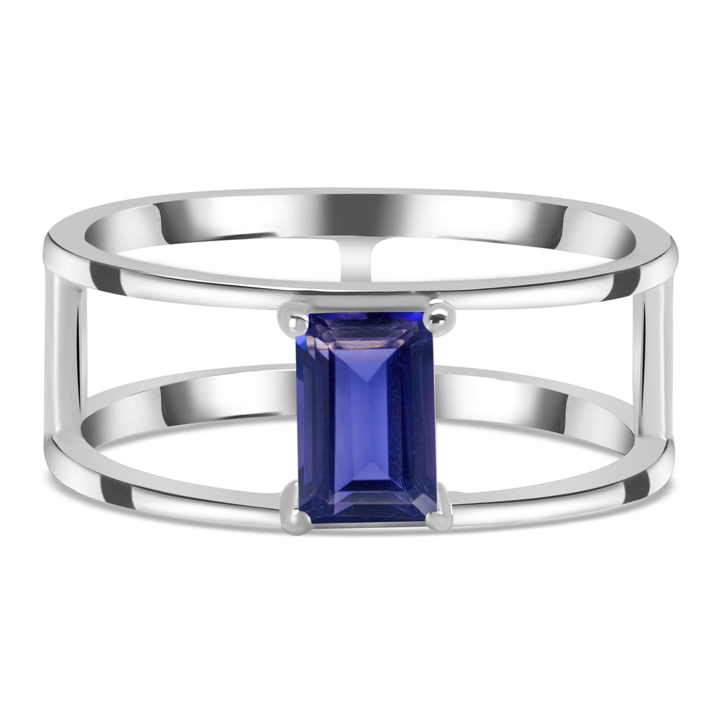 Sterling Silver Ring Iolite IGR-1690 Size 8