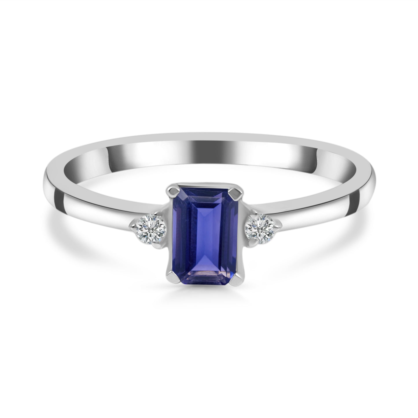 Sterling Silver Ring Iolite IGR-1754 Size 8