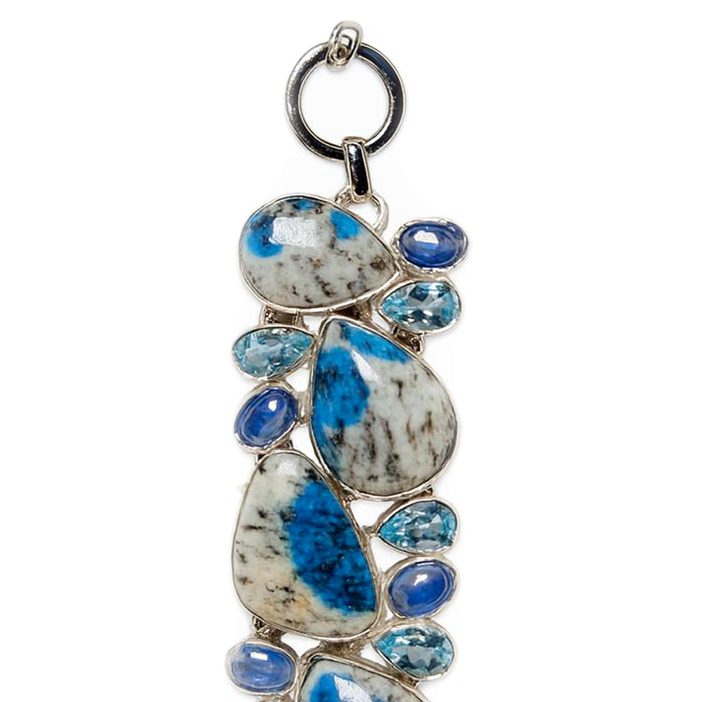 Sterling Silver Bracelet K2 Jasper Kyanite B.T