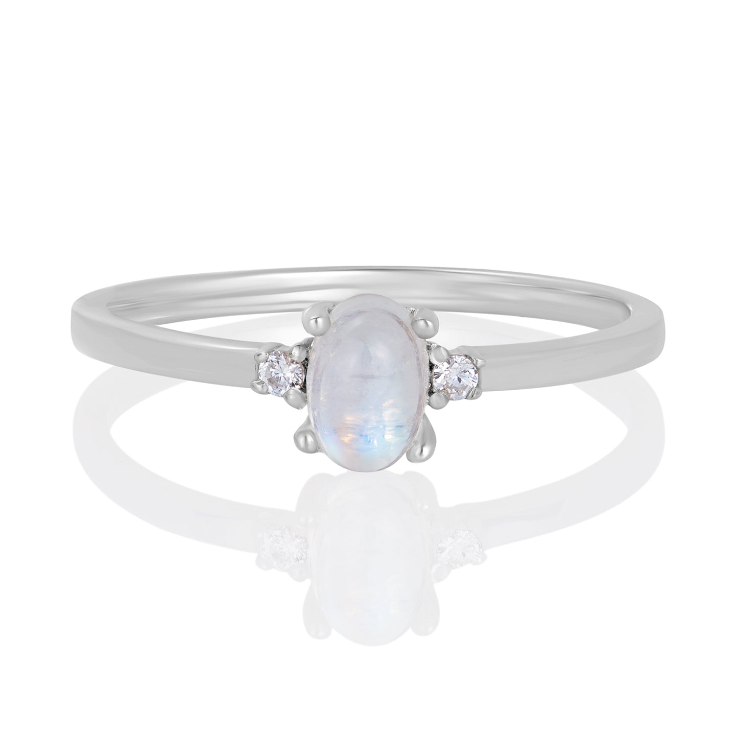 Sterling Silver Ring Moonstone  IGR-2563 Size 10