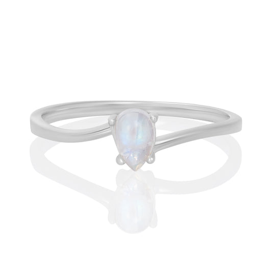 Sterling Silver Ring Moonstone  IGR-2810 Size 9