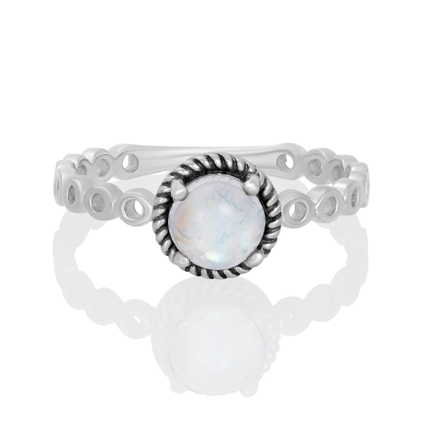 Sterling Silver Ring Moonstone  IGR-1389 Size 9
