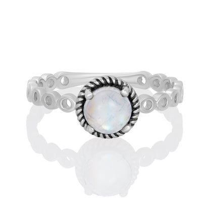 Sterling Silver Ring Moonstone  IGR-1389 Size 6
