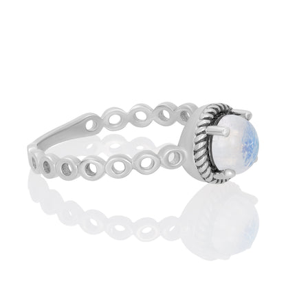 Sterling Silver Ring Moonstone  IGR-1389 Size 6