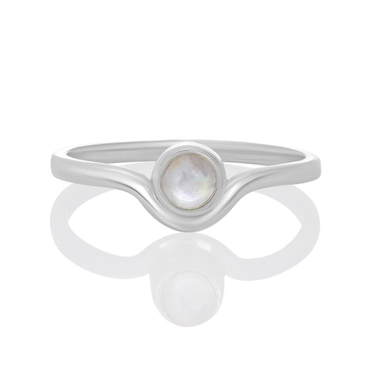 Sterling Silver Ring Moonstone  IGR-1326 Size 6