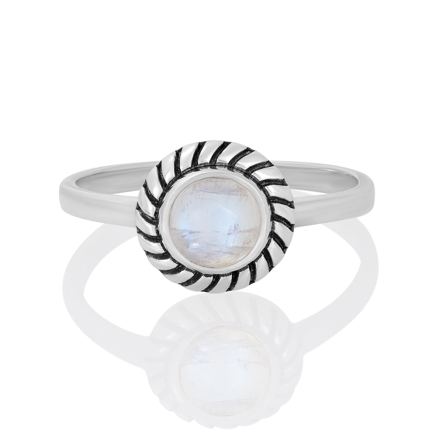 Sterling Silver Ring Moonstone  IGR-1312 Size 8