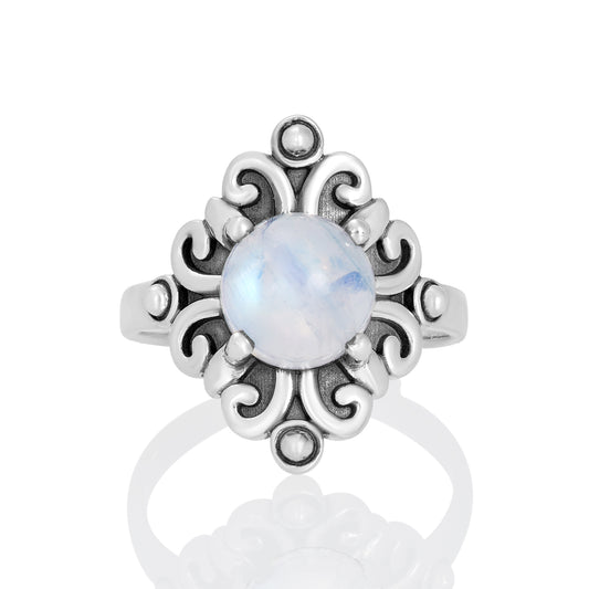 Sterling Silver Ring Moonstone  IGR-1073 Size 10