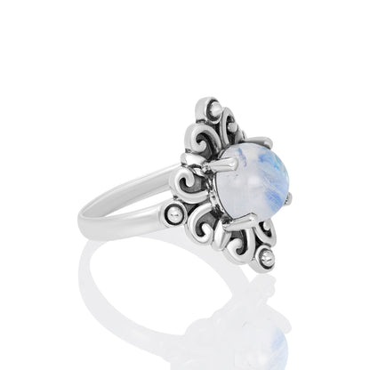 Sterling Silver Ring Moonstone  IGR-1073 Size 10