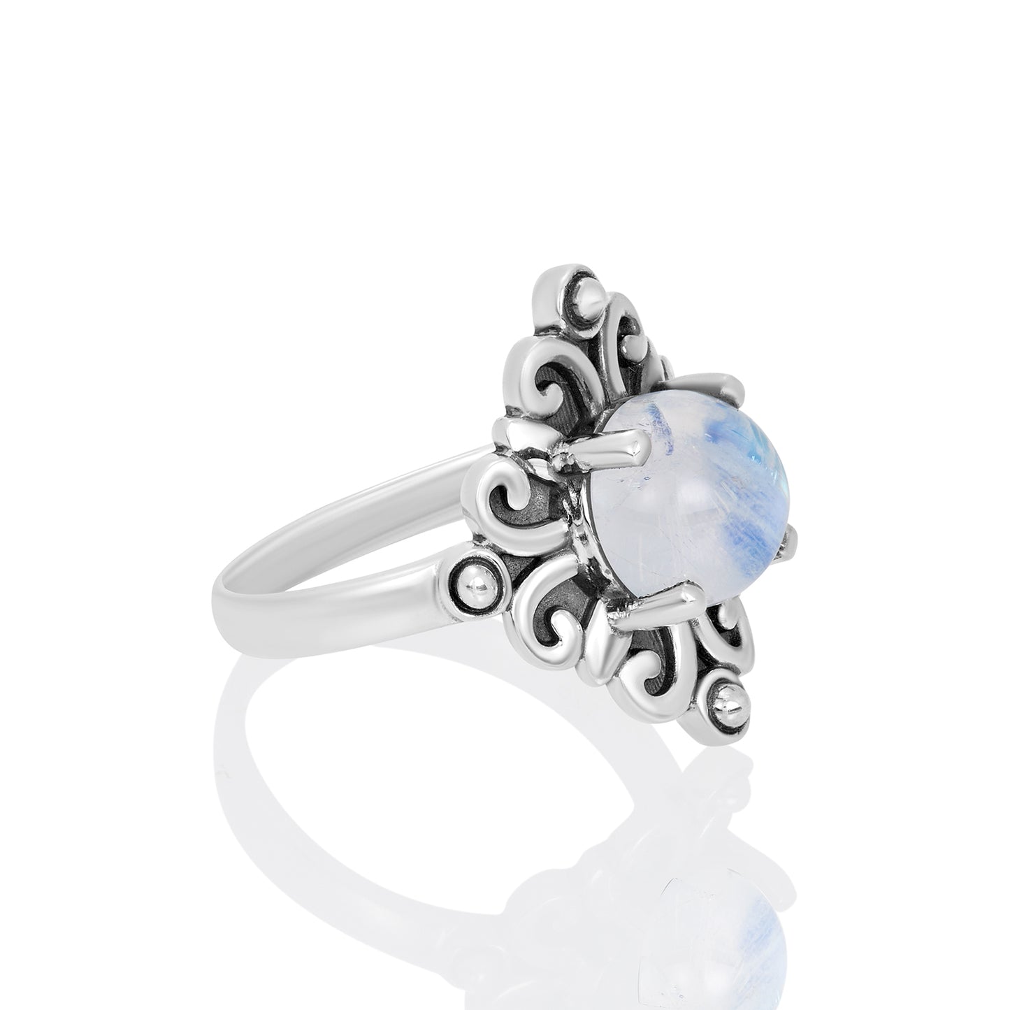 Sterling Silver Ring Moonstone  IGR-1073 Size 7