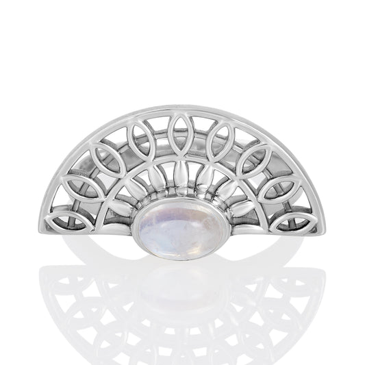 Sterling Silver Ring Moonstone  IGR-1034 Size 10