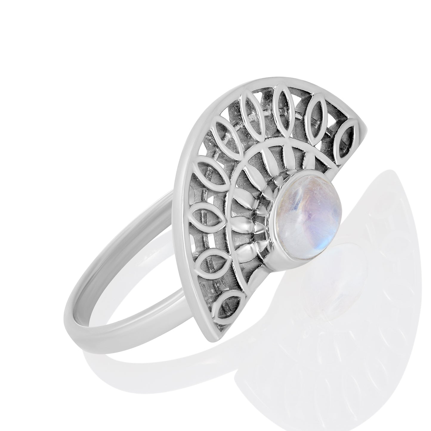 Sterling Silver Ring Moonstone  IGR-1034 Size 6
