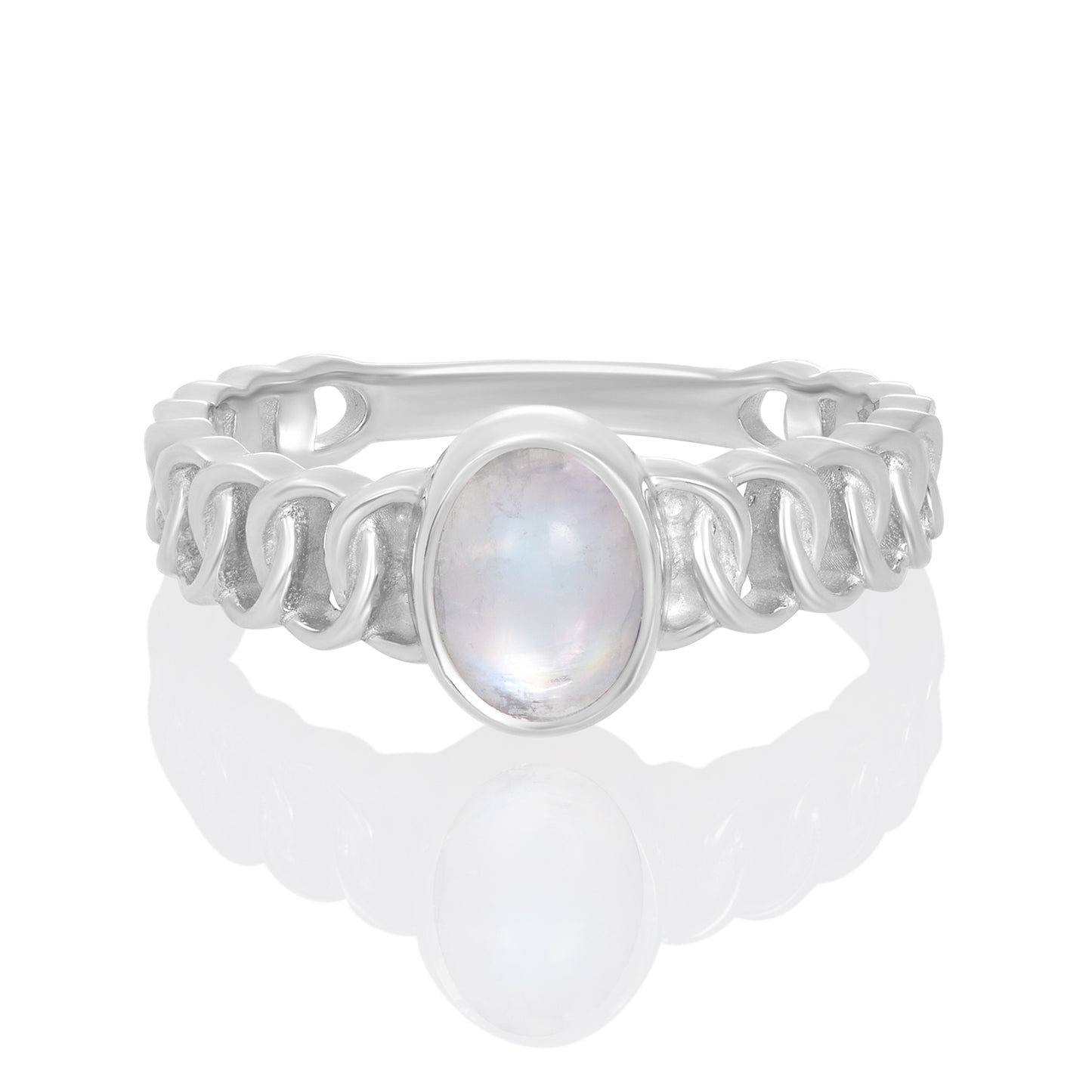 Sterling Silver Ring Moonstone  IGR-1574 Size 10