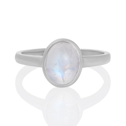 Sterling Silver Ring Moonstone  IGR-2512 Size 8