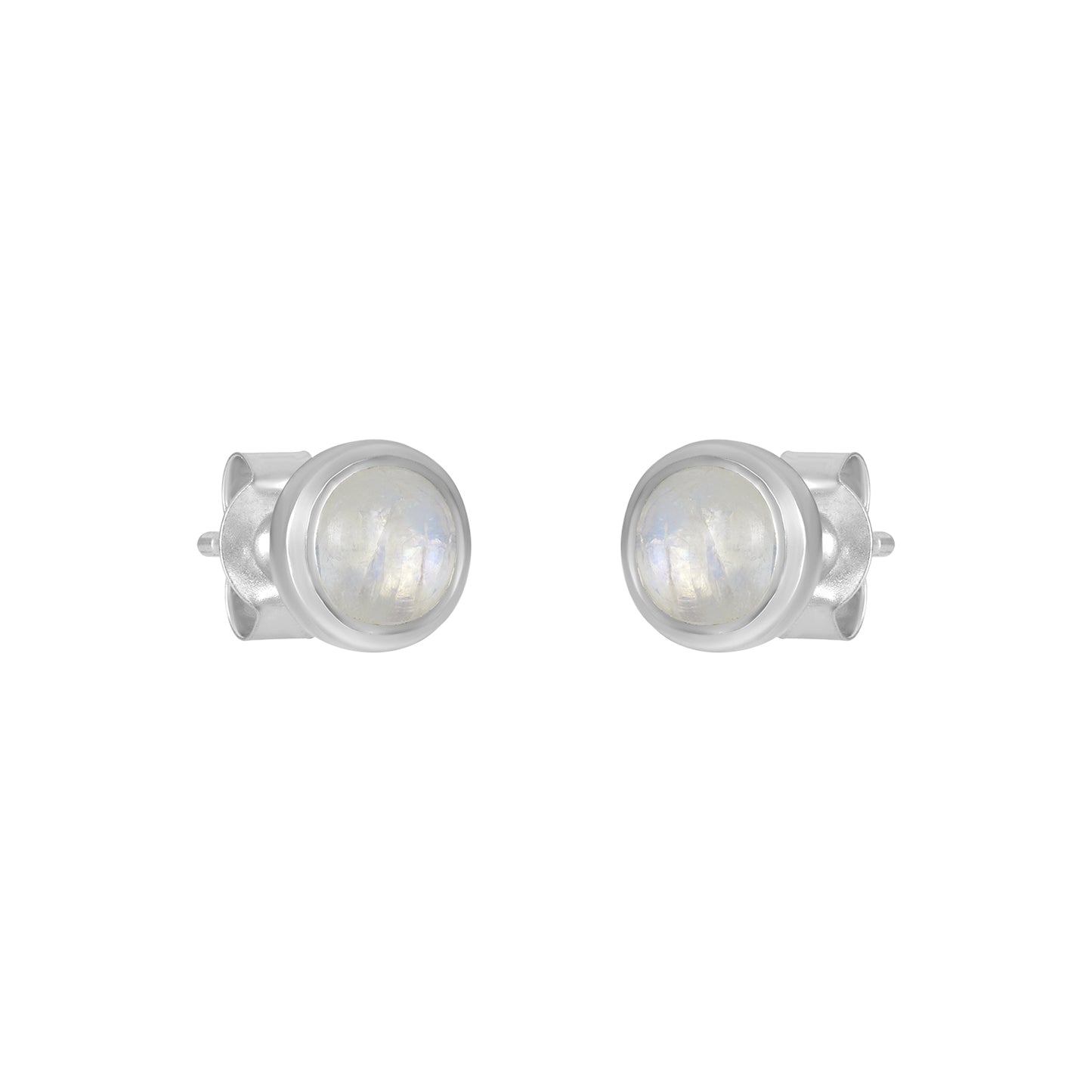 Sterling Silver Earrings Moonstone  IGE-1073