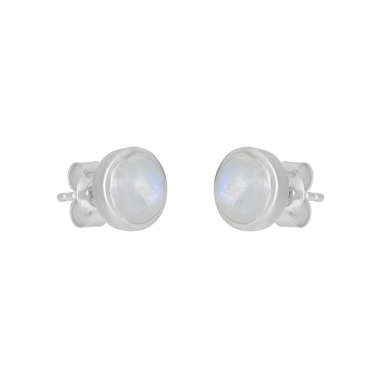 Sterling Silver Earrings Moonstone  IGE-724