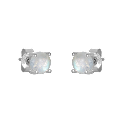Sterling Silver Earrings Moonstone  IGE-1069