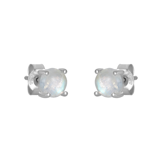Sterling Silver Earrings Moonstone  IGE-1069