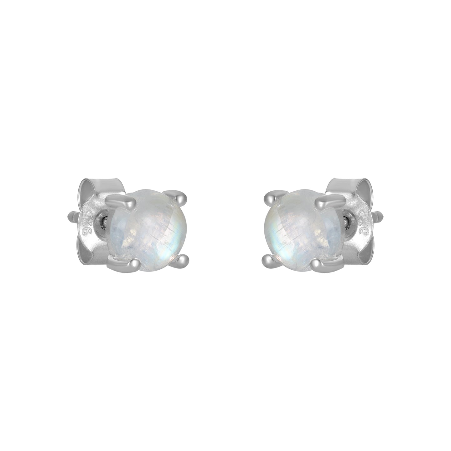 Sterling Silver Earrings Moonstone  IGE-1069