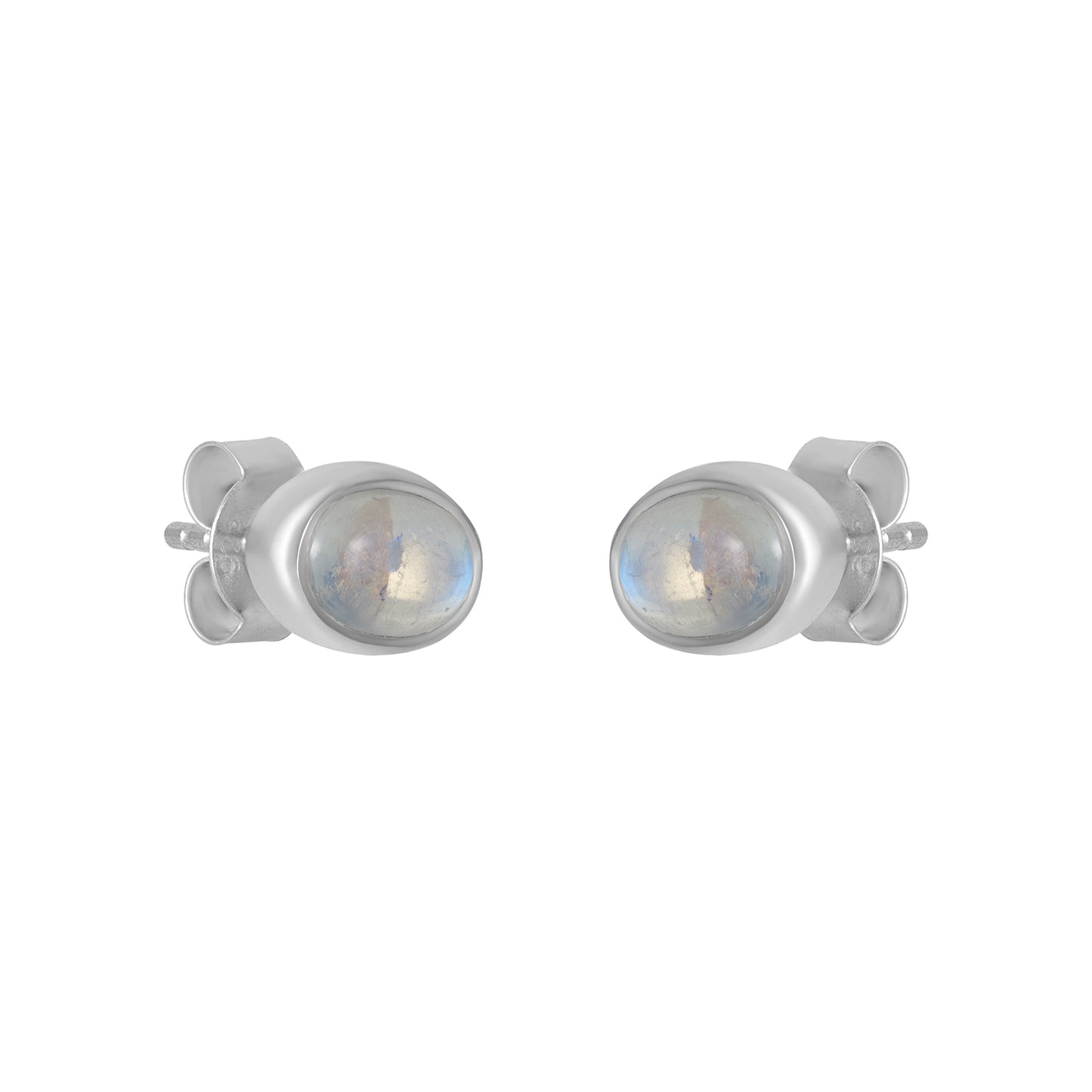 Sterling Silver Earrings Moonstone  IGE-1113