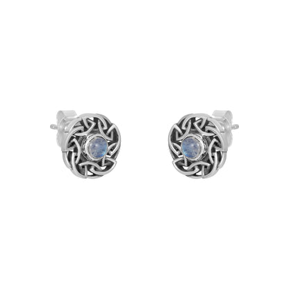 Sterling Silver Earrings Moonstone  IGE-607