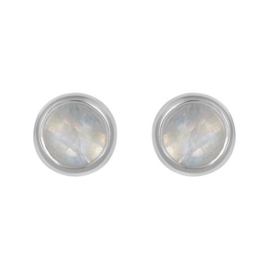 Sterling Silver Earrings Moonstone (3pr card)   IGE-993
