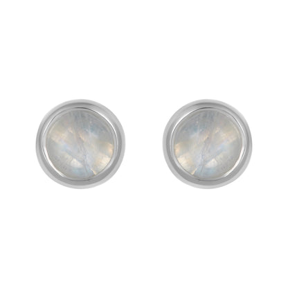 Sterling Silver Earrings Moonstone (3pr card)   IGE-993