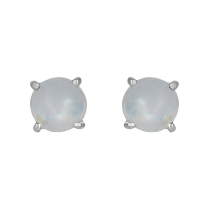 Sterling Silver Earrings Moonstone (3pr card)   IGE-699